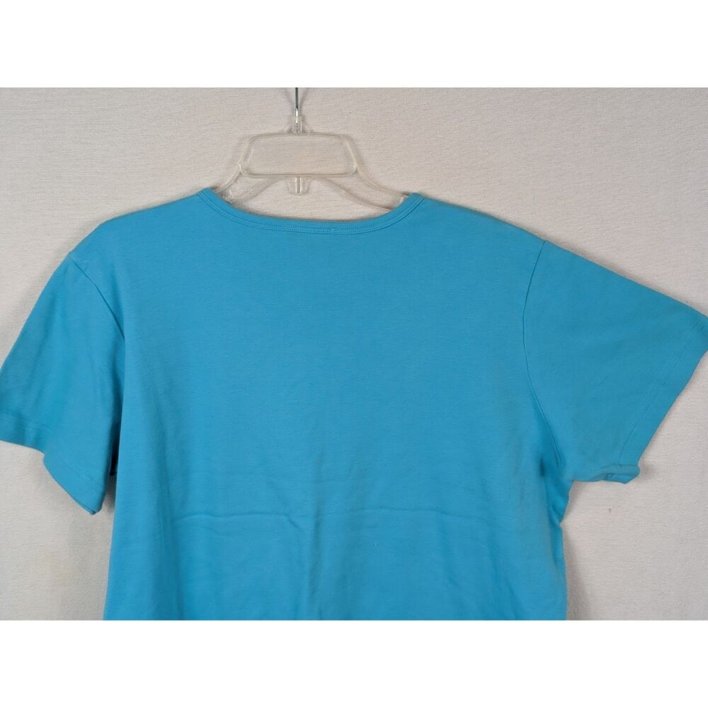 Vintage Quacker Factory Sequence Flamingo T-Shirt… - image 7